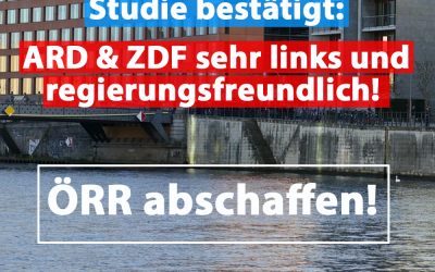 Studie bestätigt: öffentlich-rechtlicher Rundfunk extrem links