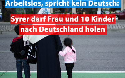 Syrer darf Frau und 10 Kinder nachholen