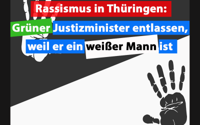 Weil männlich und weiß: Thüringens Justizminister entlassen
