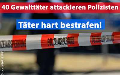 Trier: 40 Gewalttäter greifen Polizisten an