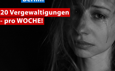 Berlin: 20 Vergewaltigungen – pro Woche!
