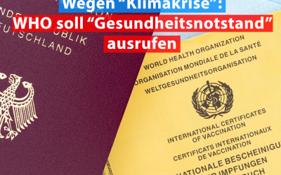 Wissenschaftler fordern: WHO soll „Gesundheitsnotstand“ ausrufen