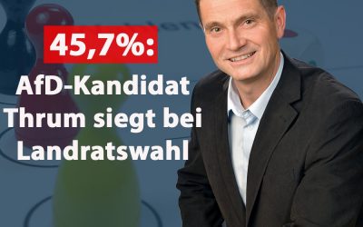 AfD-Kandidat siegt deutlich in erster Runde bei Landratswahl