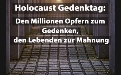 Zum Holocaust-Gedenktag